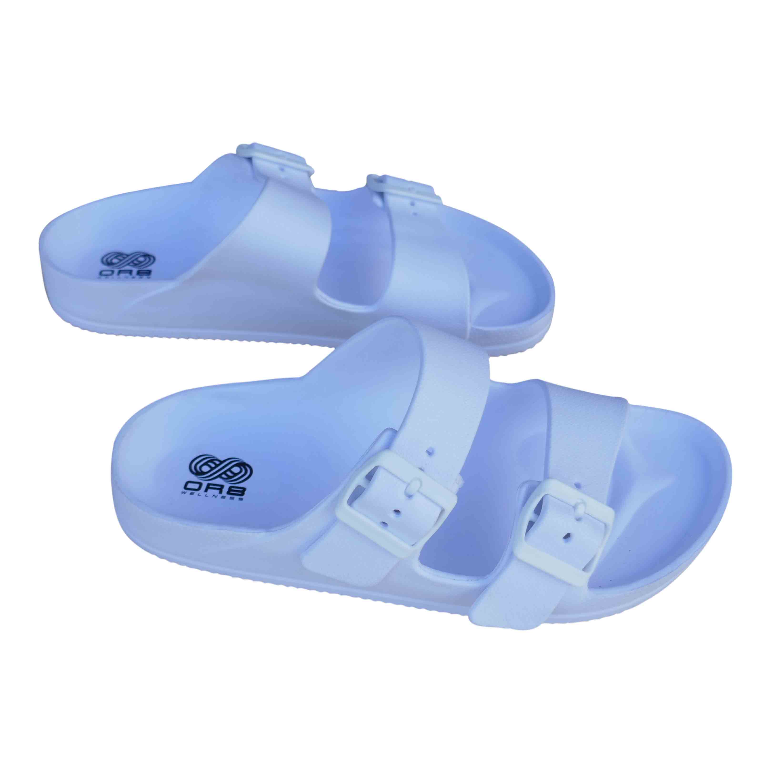 LADIES' ORTHOTIC BEACH SANDAL WITH ARCH SUPPORT- WHITE